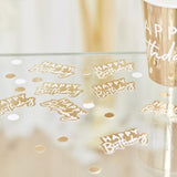 Gold Foiled Eye Mask Paper Napkins 16pcs