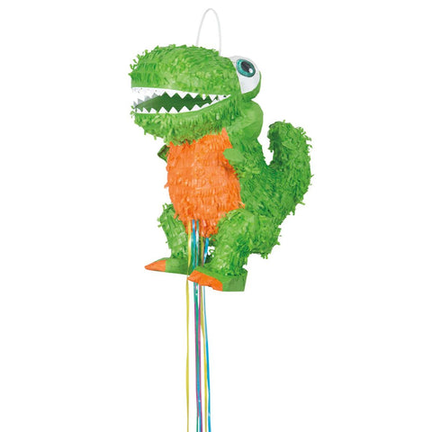 T-Rex 3D Pull Piñata 137/8in X 13in X 5in 1pc