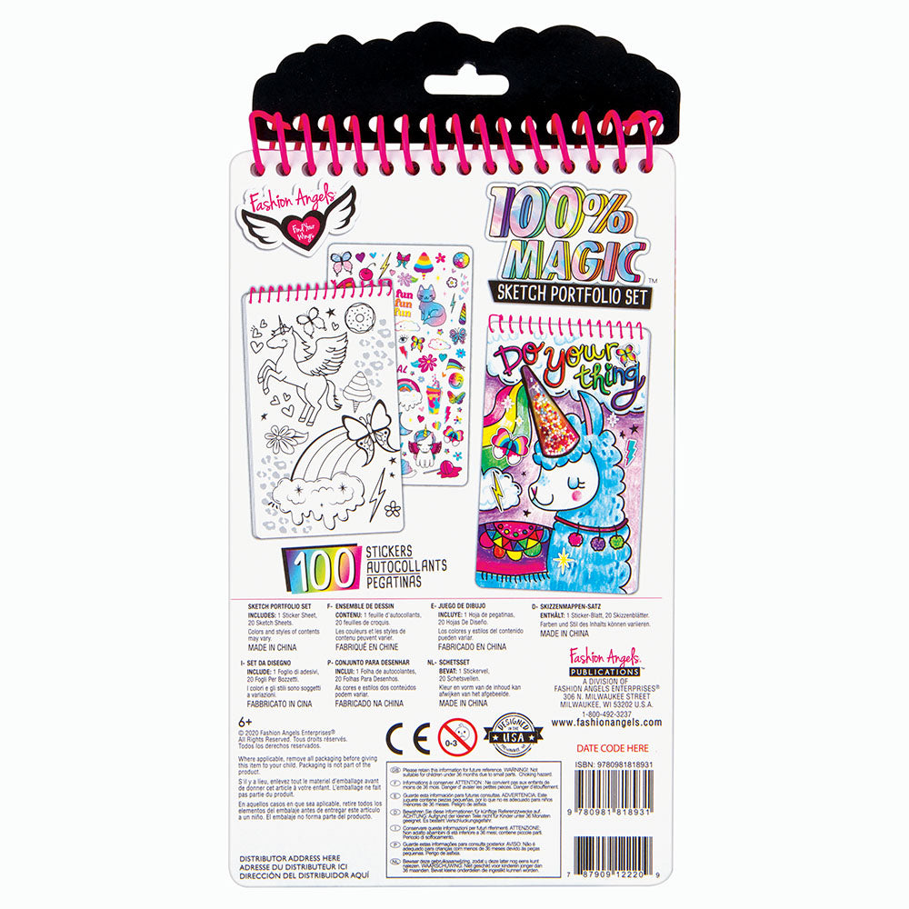 Unicorn Fantasy Compact Sketch Portfolio