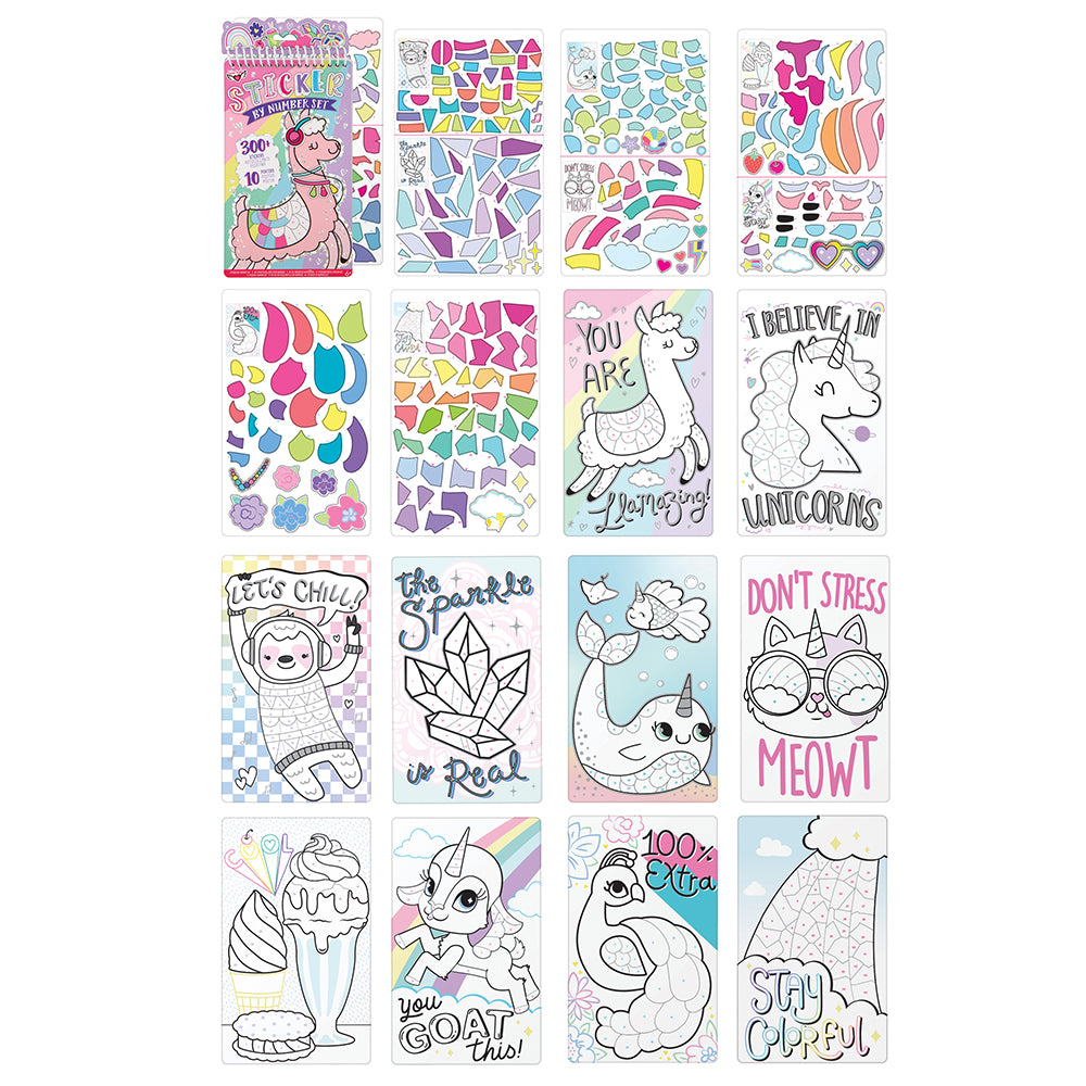 Sticker by Number Llama