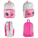 Style Lab Magic Sequin Backpack-Silver Holo & Reveal
