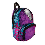 Style Lab Magic Sequin Mini Backpack - Gradient/Silver