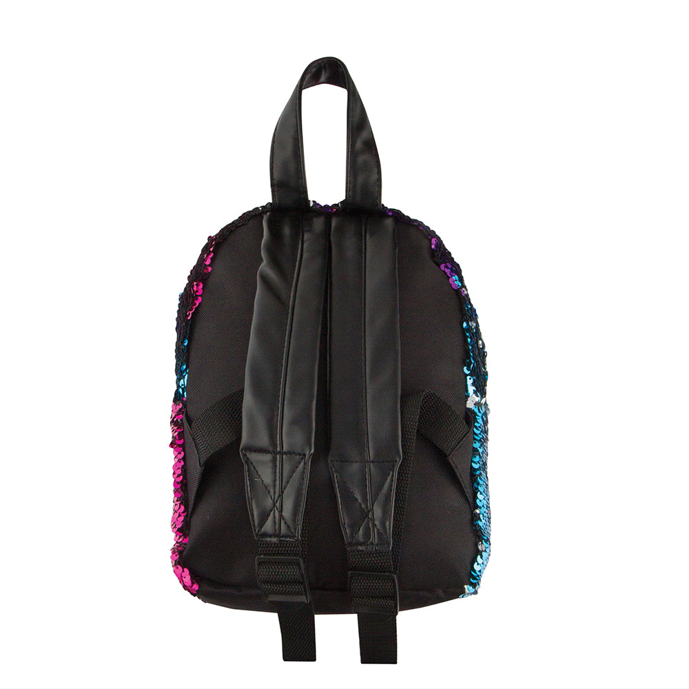 Style Lab Magic Sequin Mini Backpack - Gradient/Silver