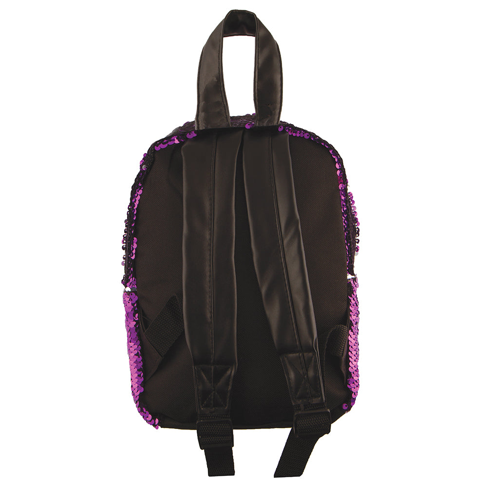 Style Lab Magic Sequins Mini Backpack-Purpule/Silver