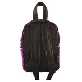 Style Lab Magic Sequins Mini Backpack-Purpule/Silver