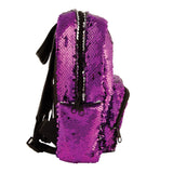 Style Lab Magic Sequins Mini Backpack-Purpule/Silver
