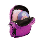 Style Lab Magic Sequins Mini Backpack-Purpule/Silver