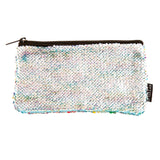 Style Lab Magic Sequin MINI Pencil Pouch-Rainbow/Silver