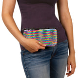 Style Lab Magic Sequin MINI Pencil Pouch-Rainbow/Silver