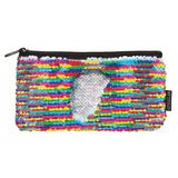 Style Lab Magic Sequin MINI Pencil Pouch-Rainbow/Silver