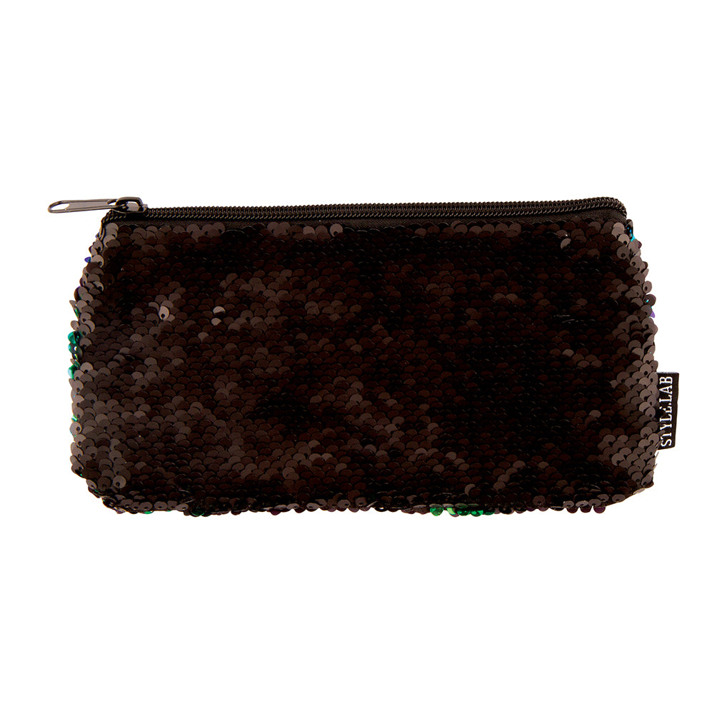 Style Lab Magic Sequin Mini Pencil Pouch - Mermaid