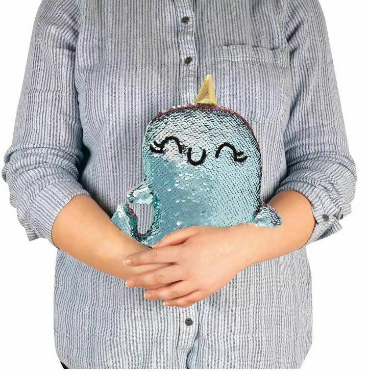 Magic Sequin Plush Narhal