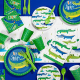 Alligator Party Dinner Plates 8.75in 8pcs