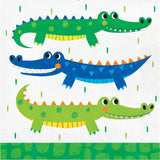 Alligator Party Luncheon Napkin 16pcs