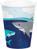 Shark Party Hot and Cold Cup 9oz 8pcs