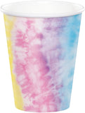 Tie Dye Party Hot and Cold Cup 9oz 8pcs