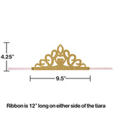 Princess Glitter Tiara
With Ribbon 8pcs