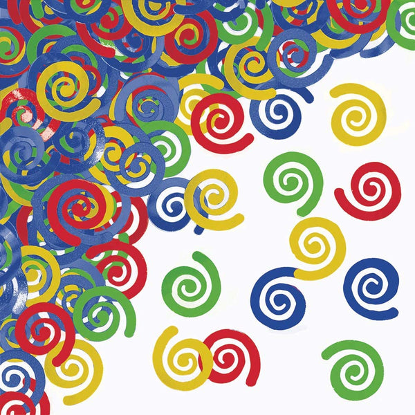 Foil Confetti Multicolor, Swirl 1 pc 0.5oz