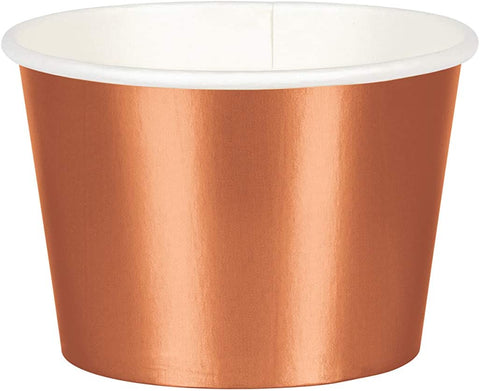 Treat Cups Rose Gold Foil 8pcs