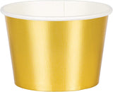 Treat Cups Gold Foil 8pcs