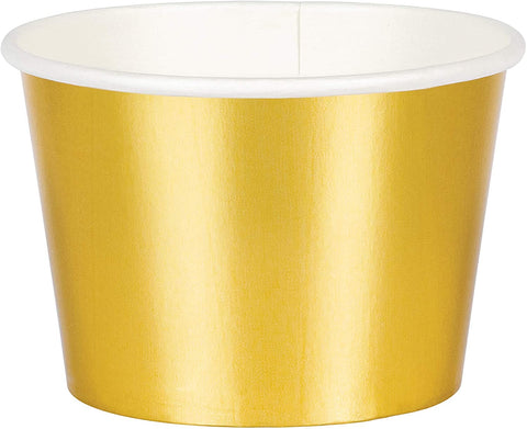 Treat Cups Gold Foil 8pcs