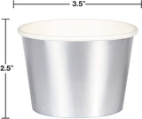 Treat Cups Silver Foil 8pcs