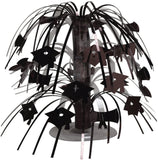 Graduation Décor Mini Centerpieces Black Mortarboard 1 pc