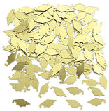 Graduation Décor Gold Mortarboard Confetti 1 pc