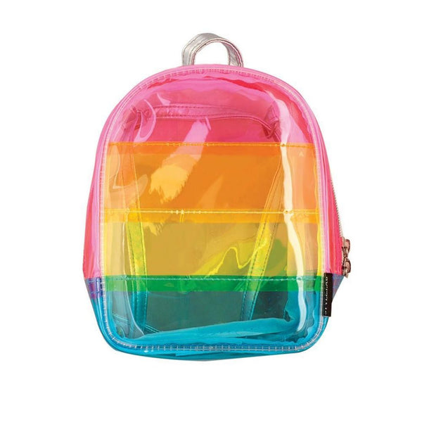 Transparent Rainbow  Micro-Mini Backpack
