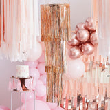 Rose Gold Hanging Hoop Pet Streamers 130cm