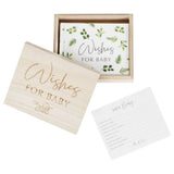 Baby Shower Botanical Wishes Advice Card 13cmx4cm