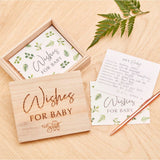 Baby Shower Botanical Wishes Advice Card 13cmx4cm