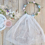 Bride To Be Floral Headband 60cmx30cm