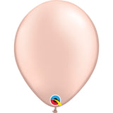  11in Plain Retail Pearl Peach 6 pieces