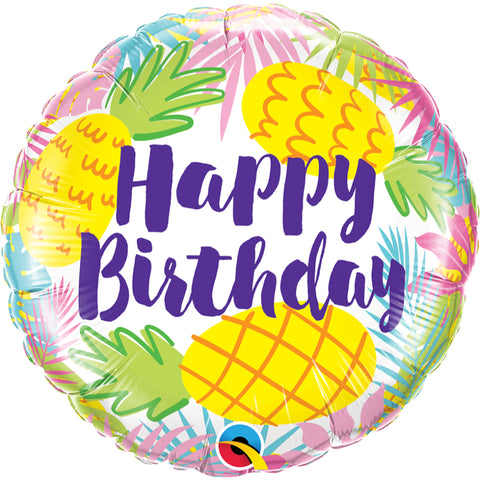Round Birthday Pineapples 