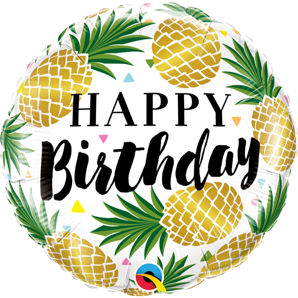 Round Birthday en Pineapples 