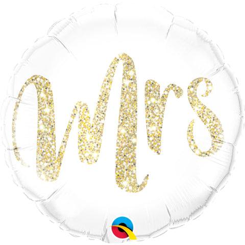 Mrs. Glitter   Foil Balloon