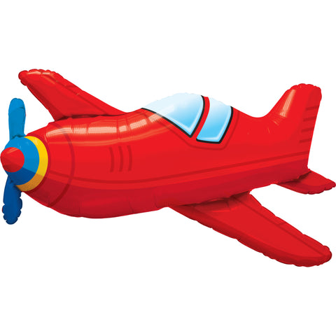 Vintage Airplane Super Shp Foil Balloon