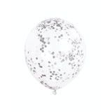 Clear Balloons With Confetti 