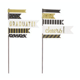 You Did It Graduation Pennant Cake Topers