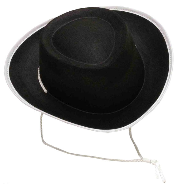 Cow Boy Child Black Hat