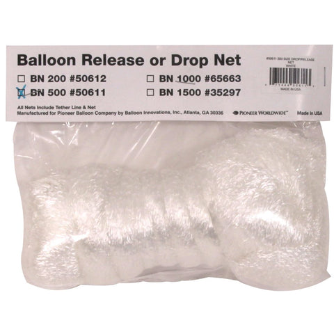 Balloon Drop Net White 500