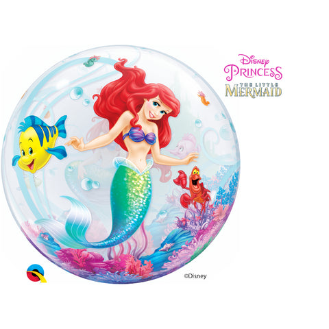 The Little Mermaid 22in Single Bubble 1Ct