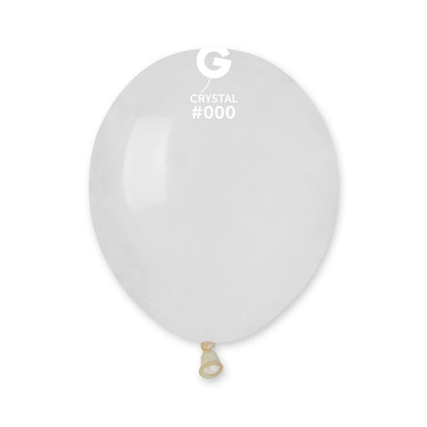  5in Round Transparent Latex Balloons