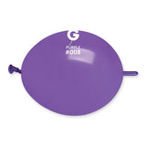  6in Link Purple Latex Balloons
