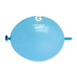  6in Link Light Blue Latex Balloons