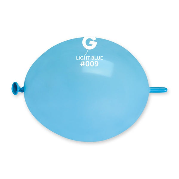  6in Link Light Blue Latex Balloons