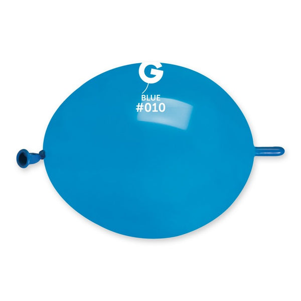  6in Link Blue Latex Balloons