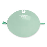  6in Link Aquamarine Latex Balloons