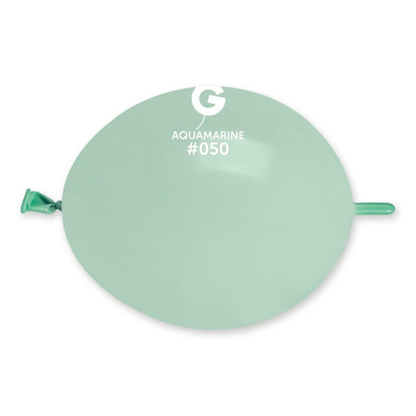  6in Link Aquamarine Latex Balloons